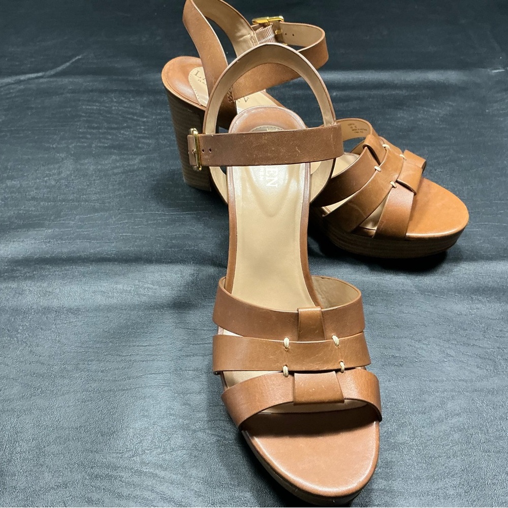 Lauren Ralph Lauren Brown Wedge Sandals
